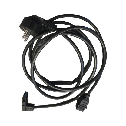 Testkabel für Ölbrenner mit zwei Steckern für Motor und Magnetventil, mit Schuko-Stecker